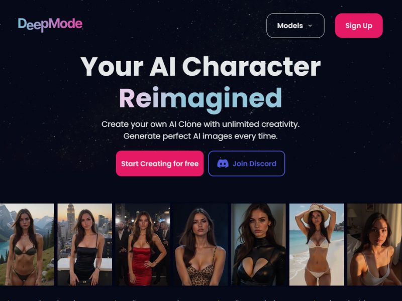 deepmode generador de imagenes