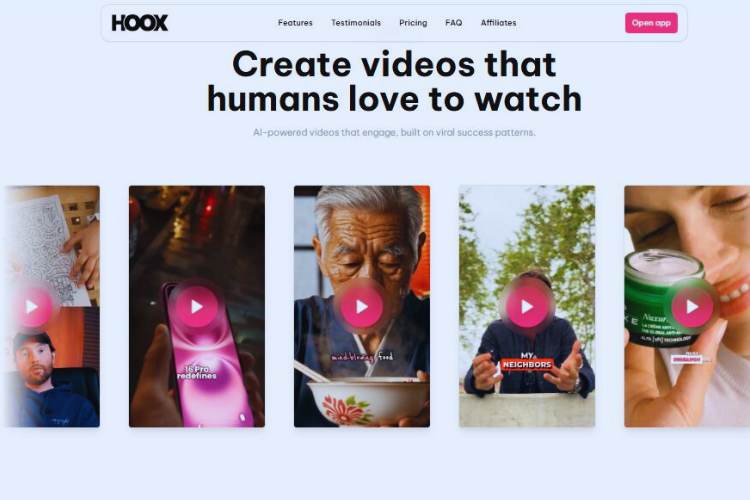 Hoox - La interfaz no es fea, pero no siempre es obvia