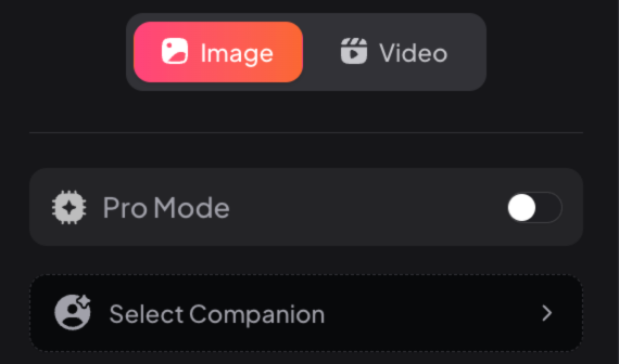 Paso 1 - elige el modo y el complemento
