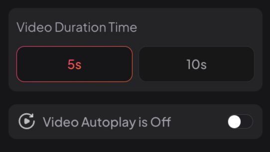 Paso 4 - seleccione la duración del vídeo