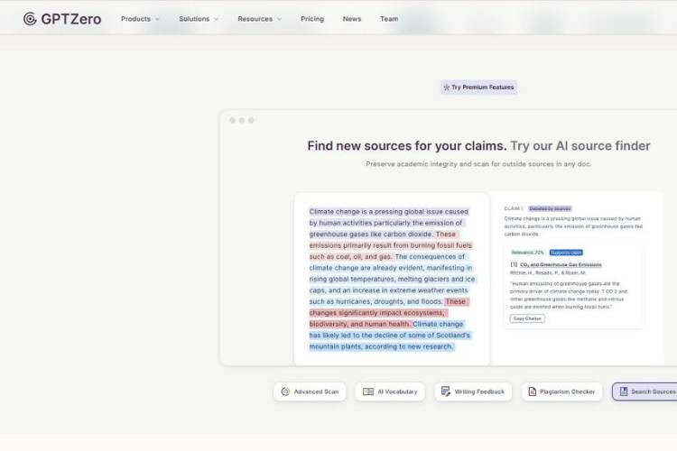 GPTZero - Mis pruebas y lo que destacó