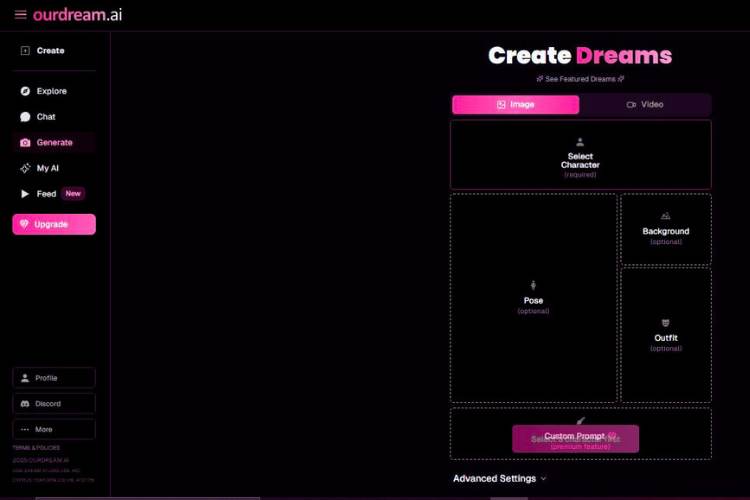 Generador de imágenes Ourdream