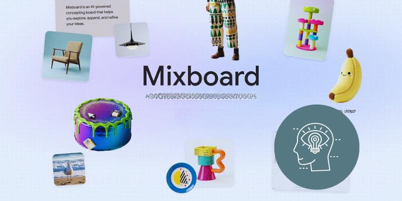 el nuevo panel de estado de ánimo con inteligencia artificial de google, ' mixboard ', pretende reinventar la lluvia de ideas visual