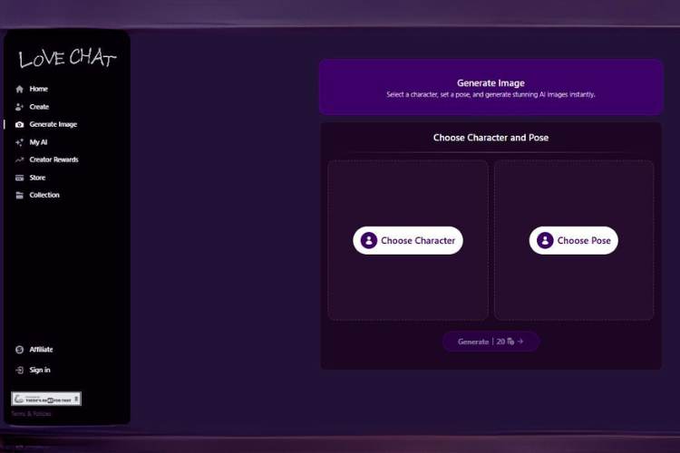 generador de imágenes sin censura de Lovechat