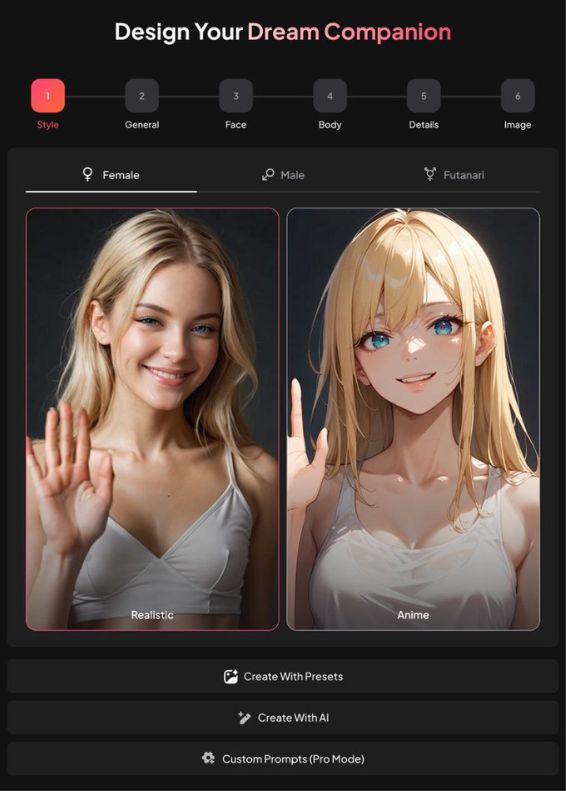 Paso 1 - Selecciona el estilo y la moda